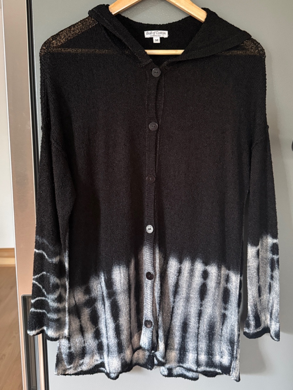 Ball of Cotton Lagenlook Tie Dye Long Tunic Size M